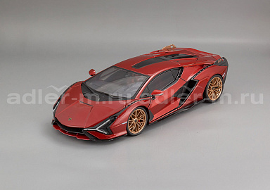 Lamborghini 1:18 Lamborghini Sian FKP 37 Hybrid - 2020 (УЦЕНКА!) BU11046R_DIS