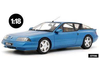 Alpine 1:18 Alpine GTA V6 Turbo - 1990 (blue) OT1146