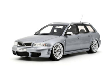 Audi 1:18 Audi RS 4 (B5) Avant "stanced" - 2025 (Avus Silver ) OT1396