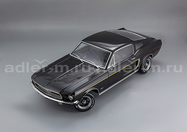Ford 1:12 Ford Mustang GT Fastback - 1968 (black) KKDC120223