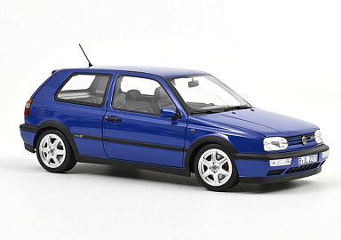 Volkswagen 1:18 Volkswagen Golf III GTI "Colour Concept" (3 двери) - 1994 (Jazz Blue) 188506