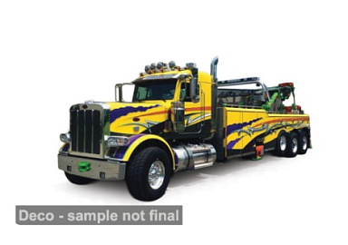 Peterbilt 1:43 Peterbilt 359 Wrecker - 1980 (yellow/violet) U43TTR004