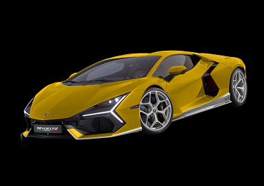 Lamborghini 1:43 Lamborghini Revuelto "Miura 60°" Homage (Giallo / Silver) LS543MHD