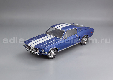 Ford 1:18 Ford Mustang GT Fastback - 1968 (blue met.) KKDC181394