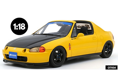 Honda 1:18 Honda Civic Del Sol - 1996 (yellow) OT1154