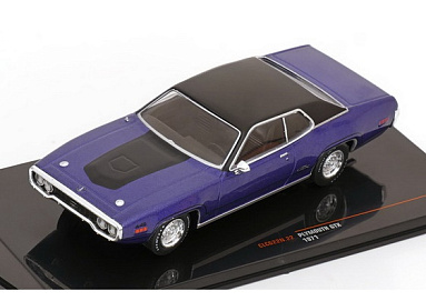 Plymouth 1:43 Plymouth GTX - 1971 (Purple Metallic/Black) CLC622