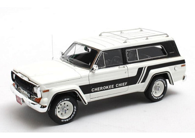 Jeep 1:43 Jeep Cherokee Chief - 1980 (white) MX21004-013