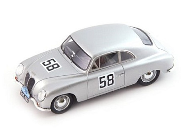 DKW 1:43 DKW F91 Sportwagen "Semperit Rallye 57" (Germany 1954) (silver) ATC02036-2