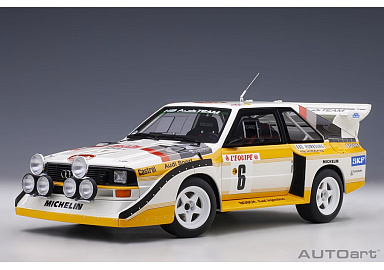 Audi 1:18 Audi Sport Quattro S1 Rally Monte Carlo 1986 #6 H.Mikkola/A.Hertz 88602