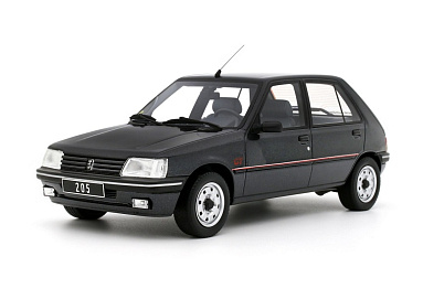Peugeot 1:18 Peugeot 205 GT - 1993 (gris graphite) OT1223